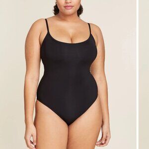 Andie The Full Coverage Amalfi One Piece in Flat Black Size M